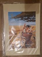 2003 lion king exclusive commemeratige litograph, Antiek en Kunst, Kunst | Litho's en Zeefdrukken, Ophalen of Verzenden