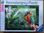 Ravensburger, 1000 stukjes, Papegaaien, Hobby en Vrije tijd, Ophalen of Verzenden, 500 t/m 1500 stukjes, Zo goed als nieuw, Legpuzzel
