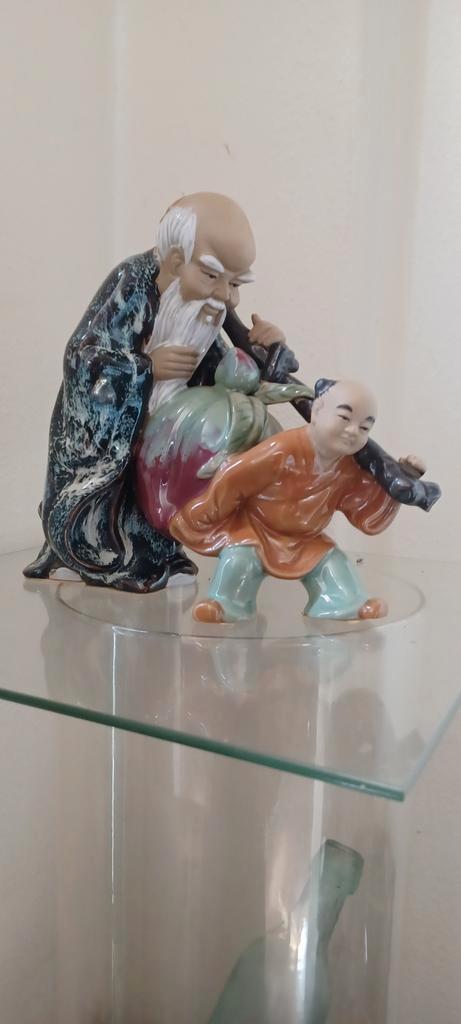 Shou, wijsheer van t lange leven, Antiek en Kunst, Kunst | Beelden en Houtsnijwerken, Ophalen of Verzenden