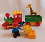 Duplo set 6144 Dierentuintrein trein met machinist en giraf, Ophalen of Verzenden, Zo goed als nieuw, Duplo