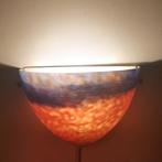 Franse studio glas wandlamp, Gebruikt, -, Ophalen of Verzenden, Glas