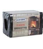 Rekord kamin bruinkool briketten 10KG, Minder dan 3 m³, Ophalen, Overige houtsoorten, Blokken