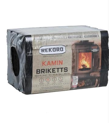 Rekord kamin bruinkool briketten 10KG beschikbaar voor biedingen