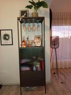 Zo goed als nieuwe vitrine (wijn)kast te koop!!, Ophalen, 50 tot 100 cm, Zo goed als nieuw, Glas