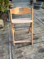 Vintage Trip Trap Stoel - Houten Kinderstoel, Huis en Inrichting, Stoelen, Ophalen, Gebruikt, Bruin, Eén