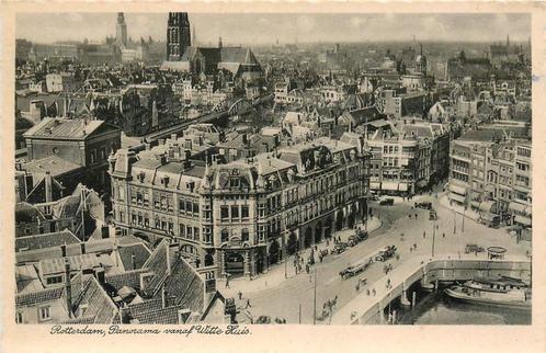 (388-145-035) Rotterdam Panorama vanaf Witte Huis, Verzamelen, Ansichtkaarten | Nederland, Zuid-Holland, Verzenden