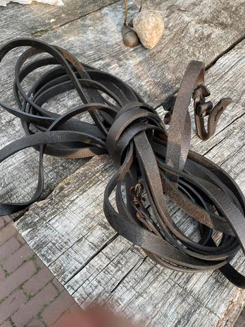 Enkelspan leidsels antiek oud gerij beschikbaar voor biedingen