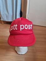 Vintage retro PTT Post postnl 1970's rode Cap Pet petje 80's, Ophalen of Verzenden, Huis en Inrichting