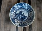 delfts blauw WAND bord BOCH puntgaaf, Ophalen of Verzenden