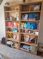 MOOIE BILLY BOEKENKASTEN wit geglazuurd eiken incl bovendeel, Huis en Inrichting, Kasten | Boekenkasten, Ophalen, Zo goed als nieuw