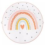 Paco Home Rond Tapijt - Crème - 80cm, Huis en Inrichting, Stoffering | Tapijten en Kleden, Rond, Nieuw, Crème, 50 tot 100 cm