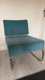 Twee Rib Stoelen van Zuiver, Huis en Inrichting, Stoelen, Ophalen, Gebruikt, Twee, Blauw