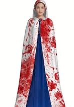 Bloederige Halloween Cape - One Size, Kleding | Dames, Maat 42/44 (L), Ophalen of Verzenden, Zo goed als nieuw, Halloween