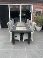 Te koop verstelbare tuinstoelen, Ophalen, Gebruikt, Rotan, Verstelbaar