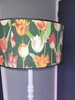 Witte vloerlamp met kap, Ophalen of Verzenden, Zo goed als nieuw, Rond, 50 cm of meer
