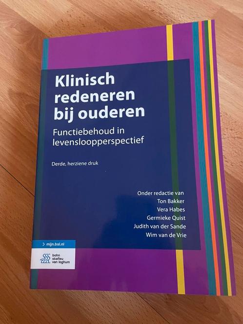 Klinisch redeneren bij ouderen, Boeken, Studieboeken en Cursussen, Nieuw, HBO, Ophalen of Verzenden