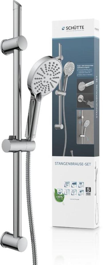 SCHÜTTE Doucheset met Handdouche - 70 cm Glijstang beschikbaar voor biedingen