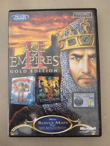 Pc game Age of Empires II gold edition   beschikbaar voor biedingen