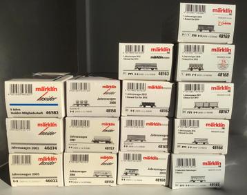 Märklin Insidersclub wagons beschikbaar voor biedingen