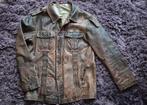 Stoer leren heren jack, Ophalen of Verzenden, Maat 48/50 (M), Bruin