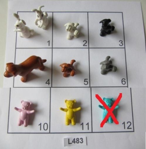 L483 LEGO DIEREN BELVILLE HONDEN KONIJN KAT TEDDYBEER, Kinderen en Baby's, Speelgoed | Duplo en Lego, Gebruikt, Lego, Losse stenen