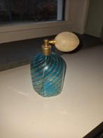 Vintage Parfumfles met Verstuiver van Murano glas, Antiek en Kunst, Antiek | Glas en Kristal, Ophalen of Verzenden