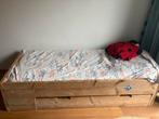 Steigerhouten kinderbed met speelgoedlade, Ophalen, Gebruikt, 160 tot 180 cm, 70 tot 85 cm