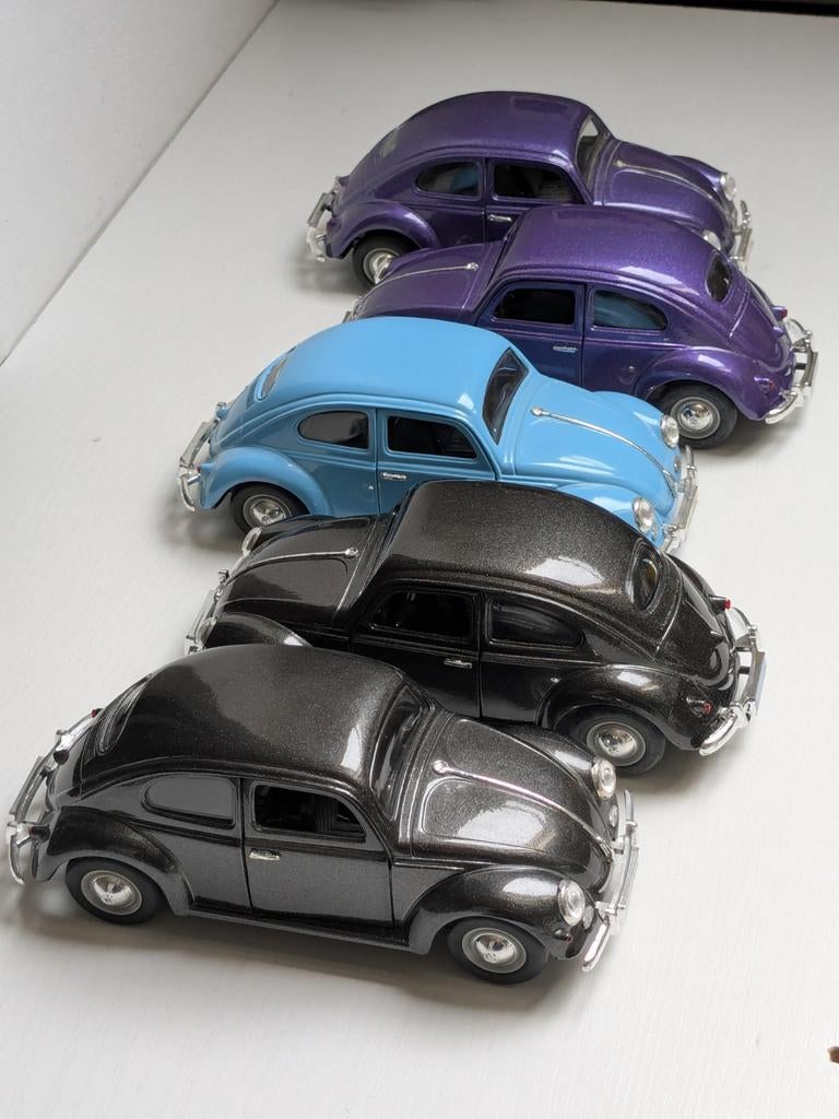 Modelauto -  5x VOLKSWAGEN Kever 1955 SS9407 Made in China, Ophalen of Verzenden, Nieuw, Auto