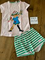 H&M Pippi Langkous shortama korte broek tshirt maat 122 128, Meisje, Ophalen of Verzenden, Zo goed als nieuw, H&M