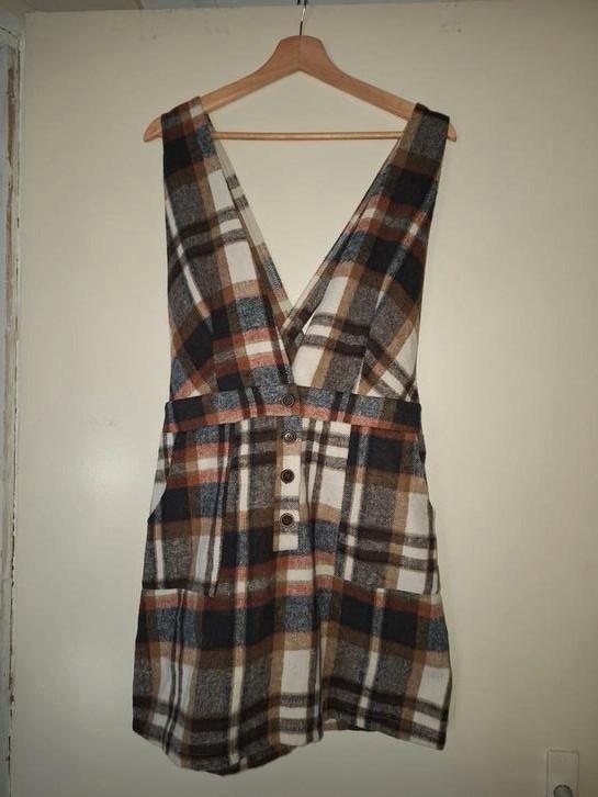 Overgooier jurk merk Shein maat L, Kleding | Dames, Jurken, Zo goed als nieuw, Maat 42/44 (L), Boven de knie, Ophalen of Verzenden