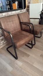 Eet tafel stoelen 4x, Ophalen, Zo goed als nieuw, Bruin
