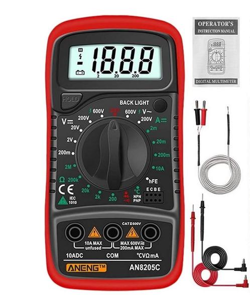 Digitale Multimeter - Slimme spanningsmeter, Doe-het-zelf en Verbouw, Meetapparatuur, Nieuw, Multimeter, Ophalen of Verzenden