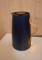 Inktblauwe Stelton Emma waterkoker., 1 tot 2 liter, Ophalen of Verzenden