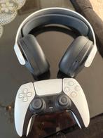 PS5+2 controller+oplaadstation+headset, Spelcomputers en Games, Gebruikt, Overige controllers, Ophalen of Verzenden, Draadloos
