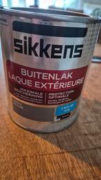 Sikkens buitenlak loodgrijs zijdeglans, Doe-het-zelf en Verbouw, Verf, Beits en Lak, Nieuw, Ophalen of Verzenden, Lak, Grijs