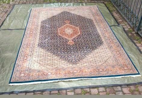 Vintage Perzisch tapijt handgeknoopt BIDJAR 2 bij 3 meter., Huis en Inrichting, Stoffering | Tapijten en Kleden, Zo goed als nieuw