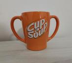 Oranje cup a soup mok, Ophalen