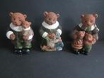 kerst beren decoratie beertjes familie 14 cm hoog, Diversen, Kerst, Ophalen of Verzenden, Zo goed als nieuw