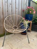Leuke tuinstoel , kleur naturel Wicker, Ophalen, Zo goed als nieuw