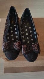 Ruby Shoo ballerina's met panterprint en strik maat 39, Kleding | Dames, Schoenen, Bruin, Ruby Shoo, Zo goed als nieuw, Ballerina's