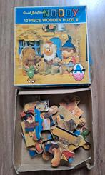 Vintage Noddy Houten Puzzel 1977- 12 Stukjes, Ophalen of Verzenden