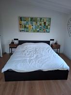 Gratis 2-persoonsbed 160x200 met matrassen, Huis en Inrichting, Ophalen, Gebruikt, Tweepersoons, 200 cm