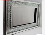 Grote spiegel met kristal steentjes 60x90cm, Huis en Inrichting, Woonaccessoires | Spiegels, Ophalen of Verzenden, Zo goed als nieuw