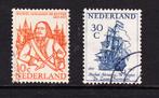 Nederland NVPH 693-694 gestempeld, Verzenden, Na 1940, Gestempeld