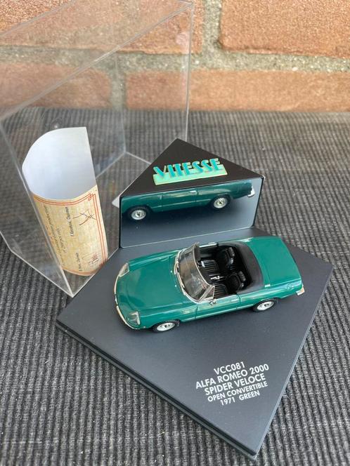 1:43 ALFA ROMEO SPIDER ‘CODA TRONCA’ …… 12,50, Hobby en Vrije tijd, Modelauto's | 1:43, Zo goed als nieuw, Auto, Overige merken