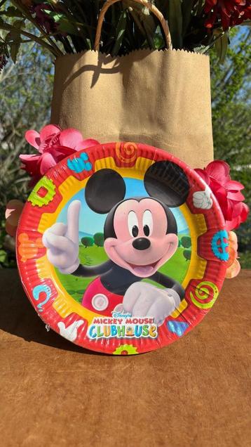 25 kartonnen borden - Mickey Mouse - nieuw in verpakking beschikbaar voor biedingen