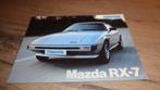 Folder  MAZDA  RX-7  ,  3-1979, Verzenden, Gelezen, Mazda