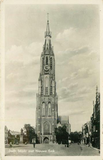 (386-255-033) Delft Markt met Nieuwe Kerk beschikbaar voor biedingen