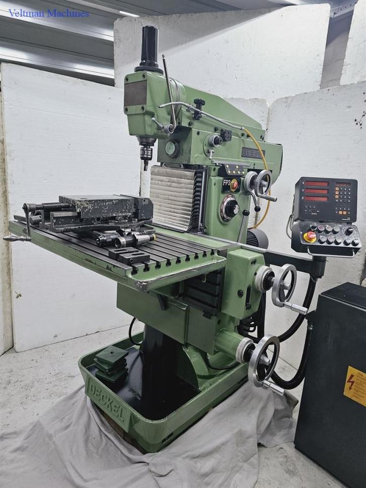 Freesbank Deckel FP3 2201 Actief, Doe-het-zelf en Verbouw, Draaibanken, Zo goed als nieuw, Freesbank, Ophalen of Verzenden