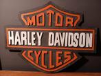 Geheel uit hout gemaakt HARLEY DAVIDSON logo, Ophalen of Verzenden